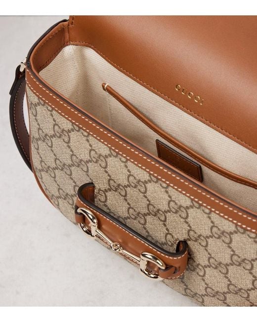 Gucci Brown Horsebit 1955 Small Shoulder Bag