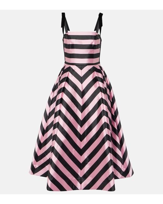 Rebecca Vallance Multicolor Midikleid Jocelyn