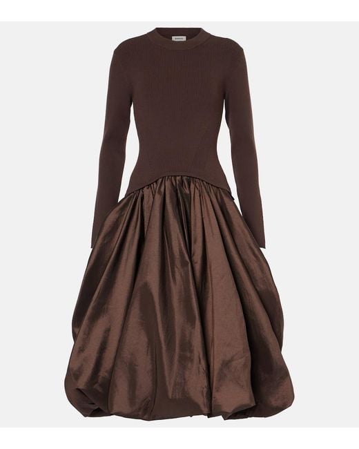 Jonathan Simkhai Brown Kenlie Dress