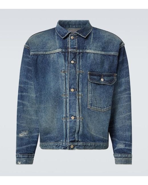 JUNYA WATANABE MAN × New Manual Junya Watanabe X New Manual Denim Jacket in Blue for Men | Lyst UK