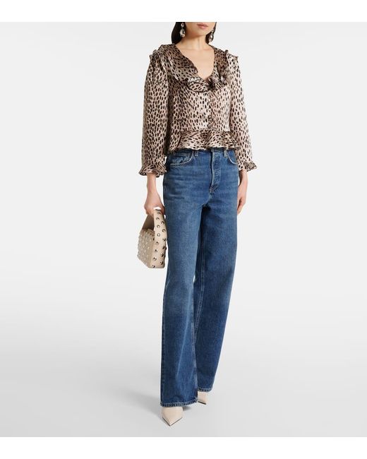 Blusa Atlas di Rixo in Black