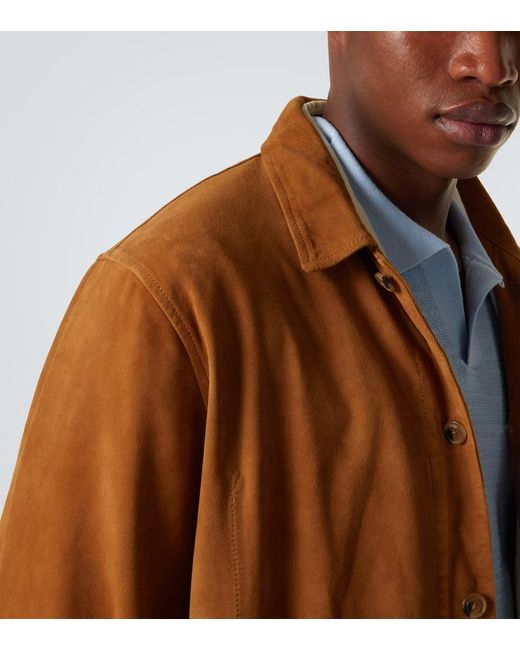 Polo Ralph Lauren Brown Suede Field Jacket for men