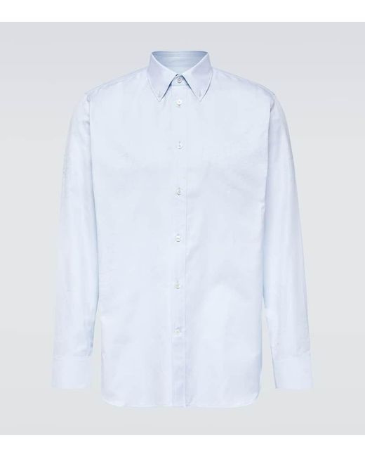 Camicia in cotone di Berluti in White da Uomo