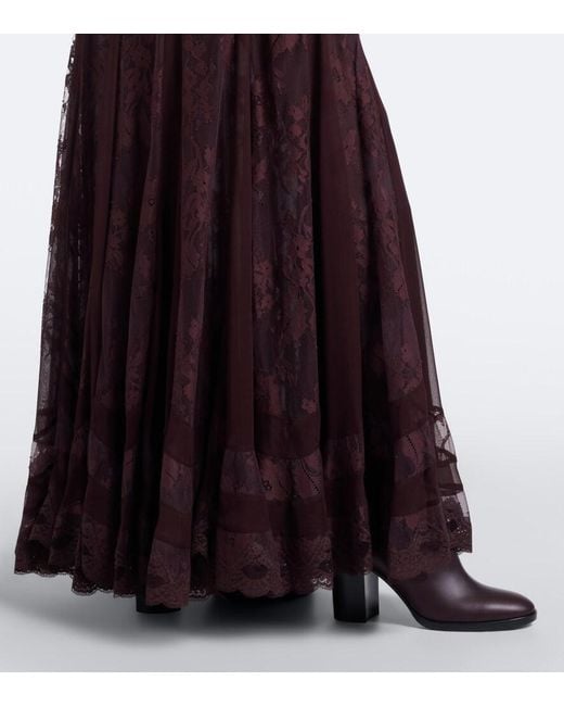 Gonna Lunga Valiant di Zimmermann in Purple
