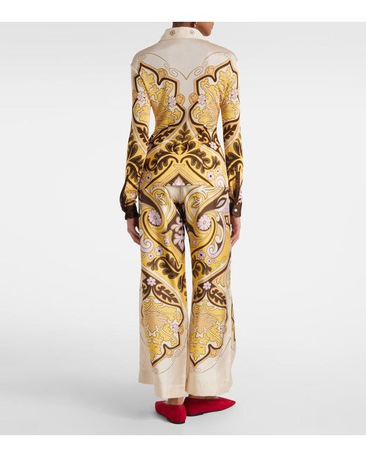 LaDoubleJ Metallic Spells Placee Printed Shirt