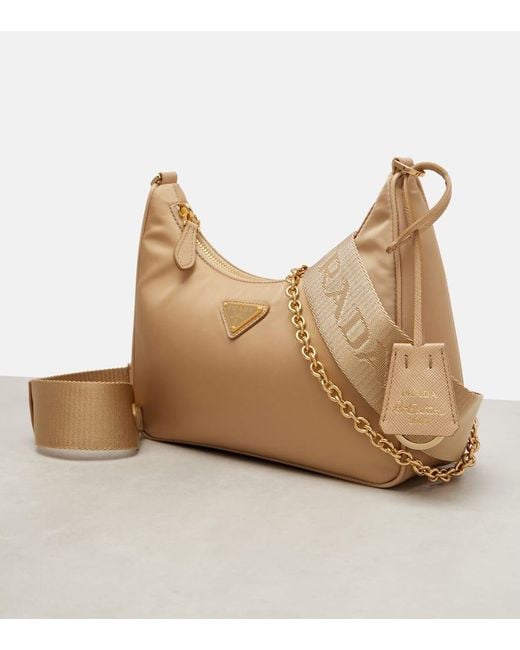 Prada Natural Re-Edition 2005 Re-Nylon Shoulder Bag