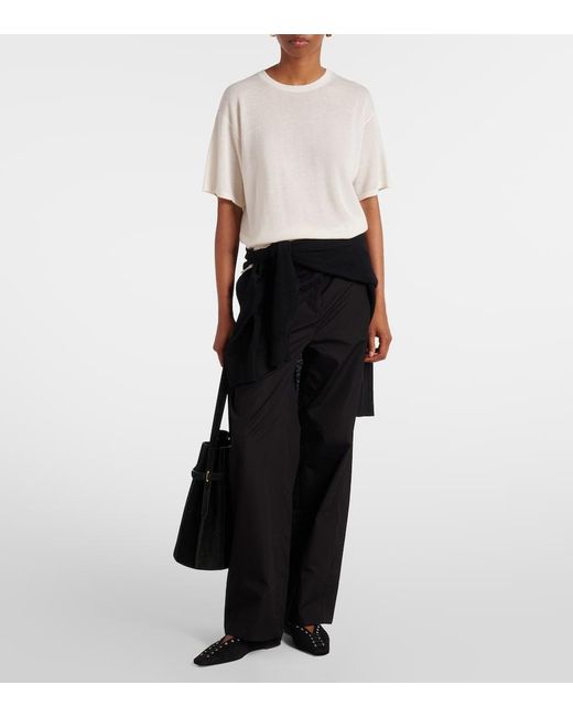 Totême White Semi-Sheer T-Shirt