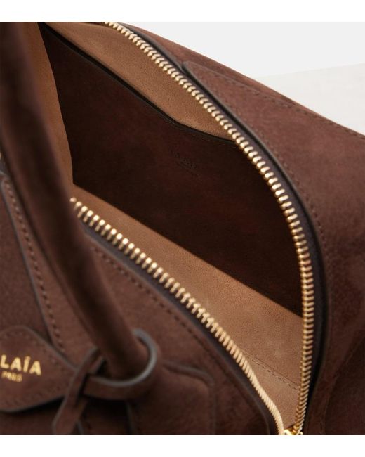 Alaïa Brown East West Leather Shoulder Bag
