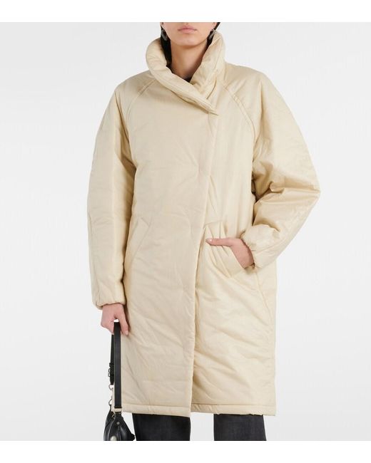 Isabel Marant Natural Dakota Cotton-Blend Coat