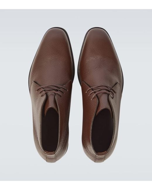 Stivaletti Berwick di Manolo Blahnik in Brown da Uomo