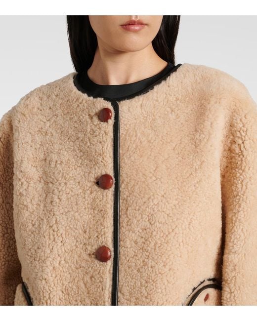 Blazé Milano Natural Gliss Reversible Shearling Jacket