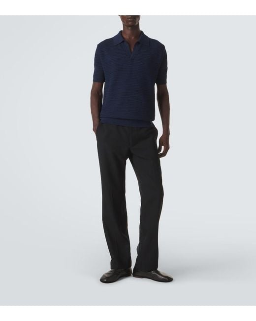 Pullover Polo di Etro in Blue da Uomo