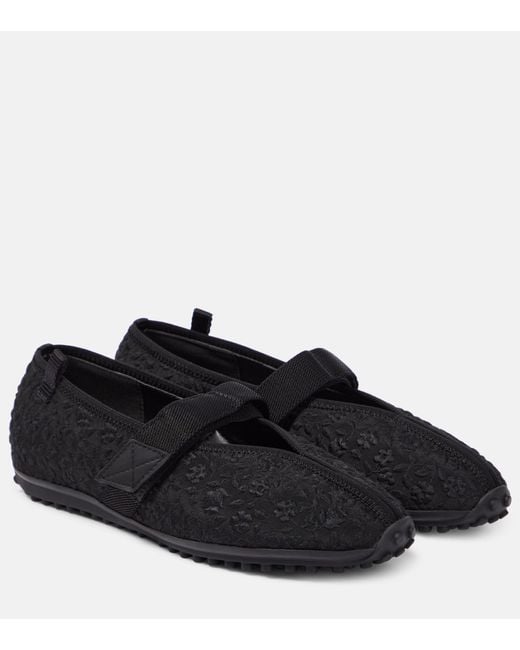 Cecilie Bahnsen Amy Matelasse Flats in Black | Lyst