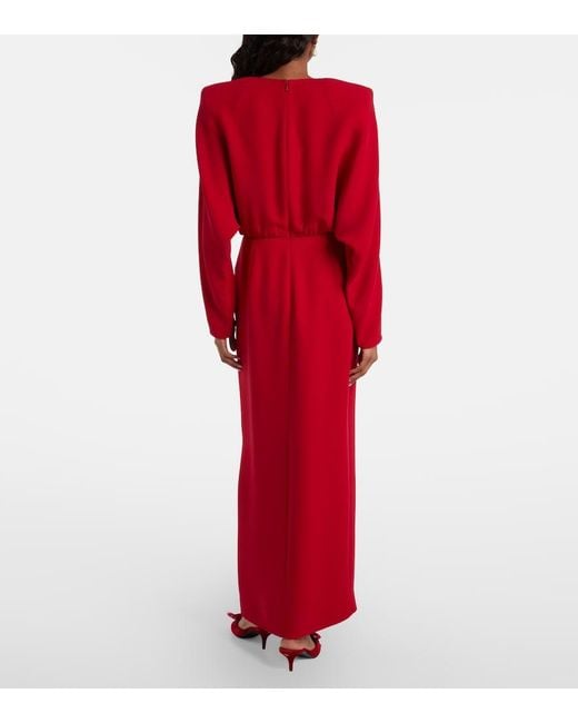 Valentino Red Silk Gown