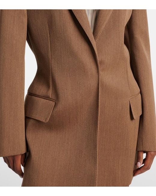 FFORME Brown Malina Virgin Wool Blazer