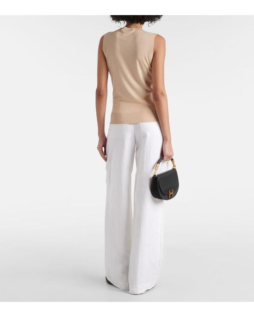 Chloé Natural Wool Tank Top