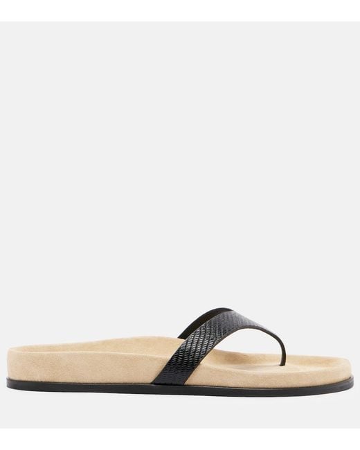 Totême Natural Leather Thong Sandals