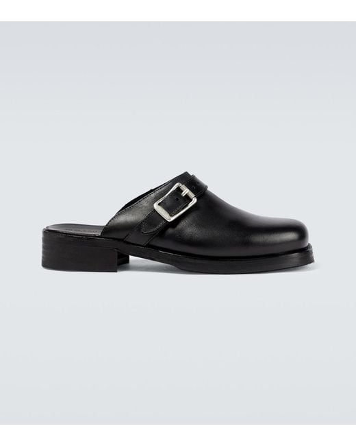Our Legacy Camion Leather Mules in Black for Men | Lyst UK