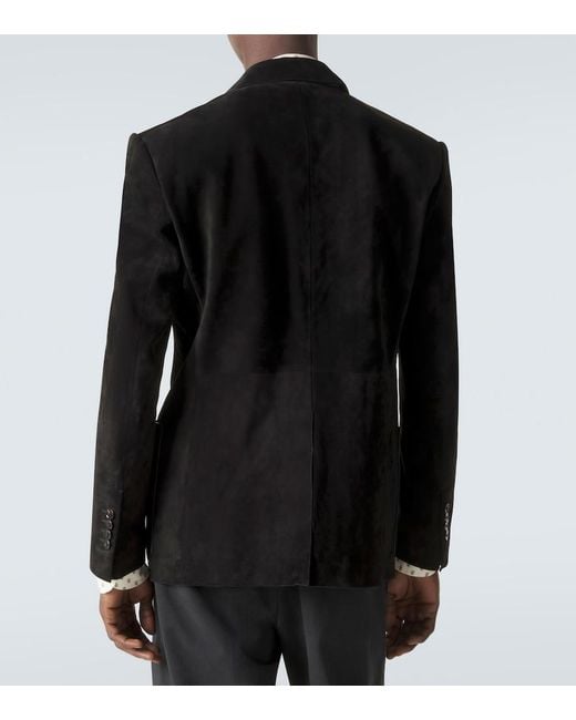 Tom Ford Black Suede Blazer for men