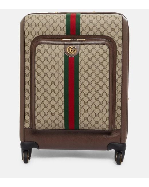 Gucci Brown Savoy Medium Carry-on Suitcase