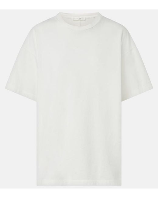 The Row White Lavinia Cotton T-Shirt