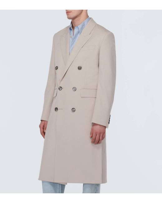Manteau en laine vierge AMI pour homme en coloris Natural