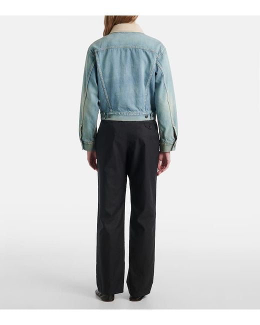 The Row Blue Jeansjacke Joras Mit Twill