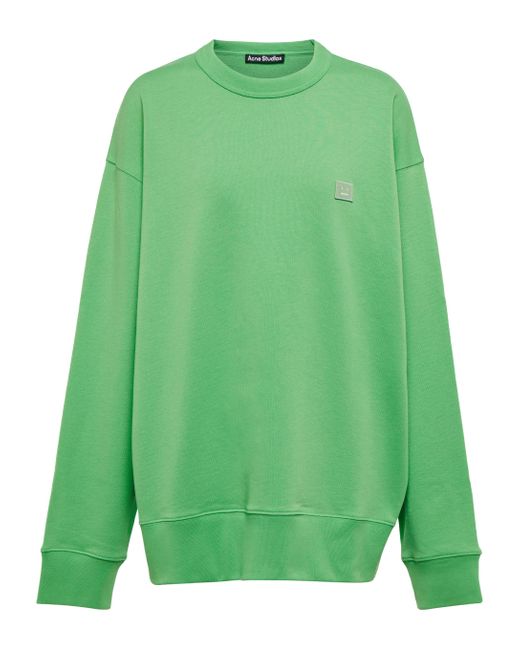 Acne Green Sweatshirt aus Baumwoll-Jersey