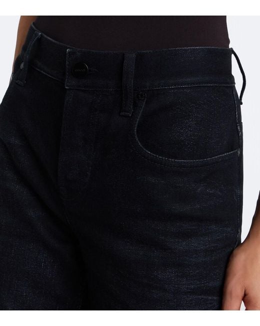 Gucci Black Mid-Rise Flared Jeans