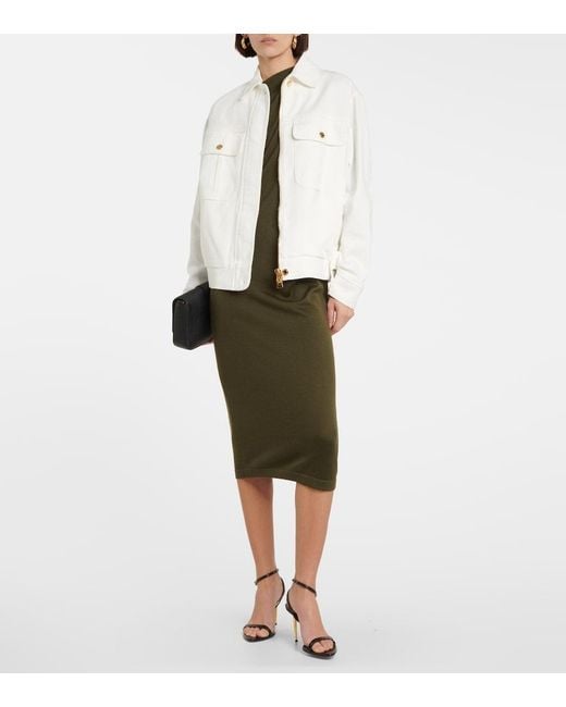 Tom Ford White Denim Jacket