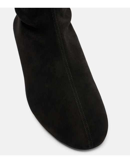 Proenza Schouler Black Tee Suede Sock Boots