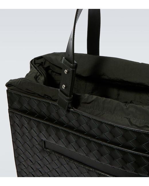 Bottega Veneta Tote Cargo Aus Leder in Black für Herren