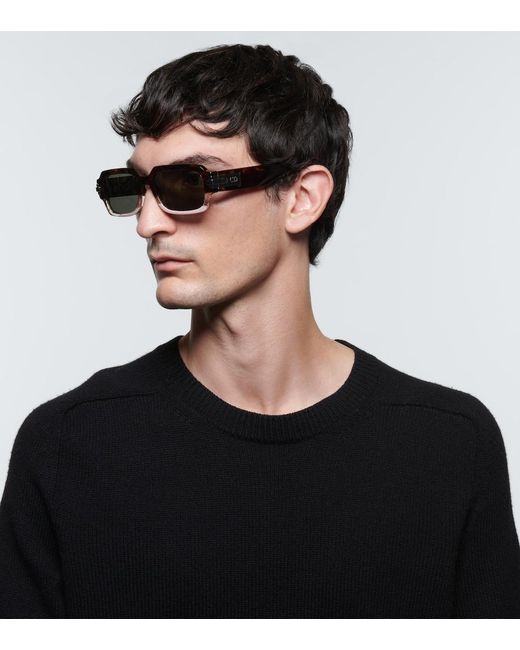 Dior Multicolor Diorblacksuit Xl S1I Rectangular Sunglasses for men