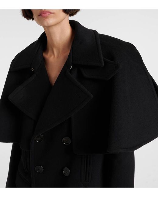 Cappotto Doppiopetto di Chloé in Black