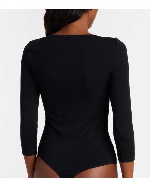 Wolford Black Tokyo Bodysuit