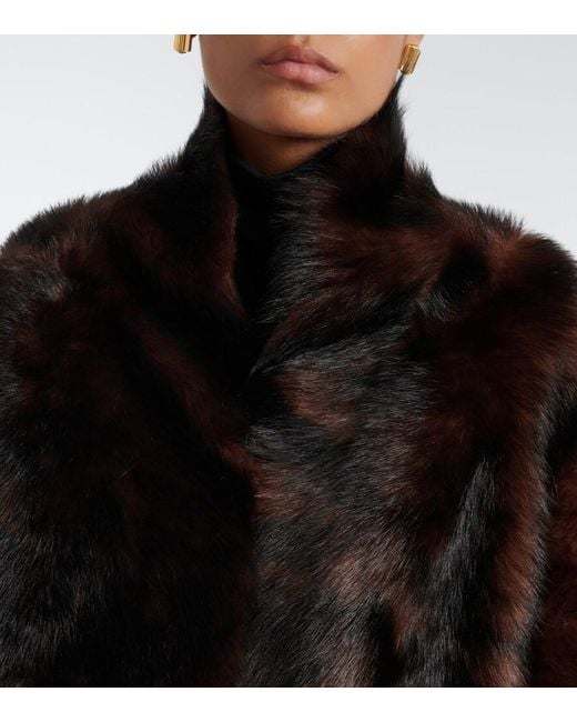 Arma Black Mooney Reversible Shearling Jacket