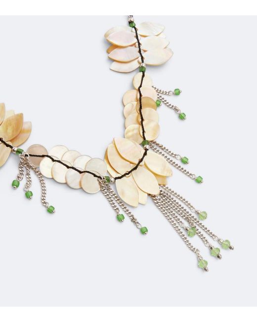 Isabel Marant Metallic Halsey Embellished Necklace