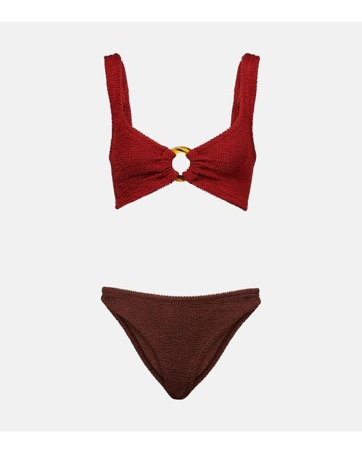Hunza G Red Julia Bikini
