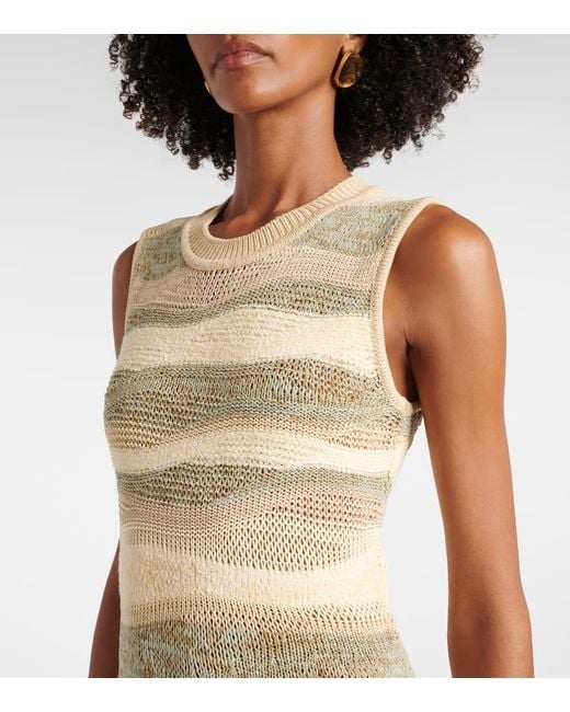 Robe Midi Gaia En Coton Melange Ulla Johnson en coloris Natural