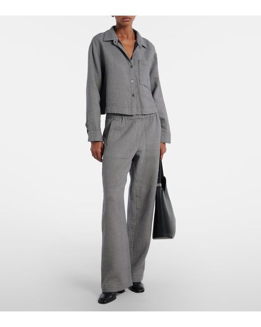 Velvet Gray Hemd Adeline Aus Baumwolle