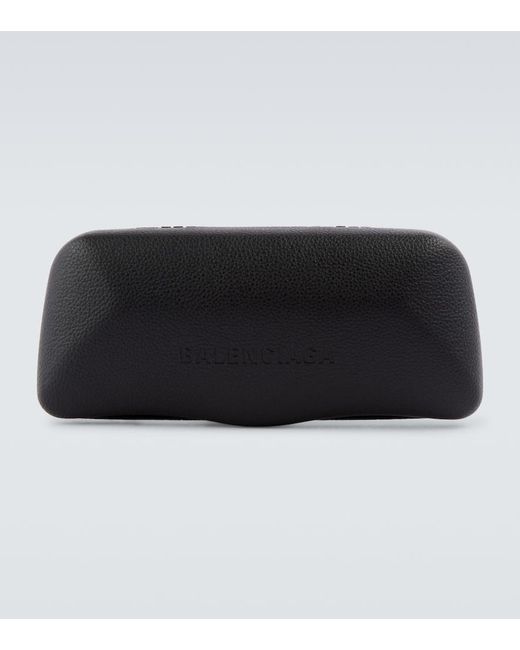 Balenciaga Black Dynasty Rectangular Sunglasses for men