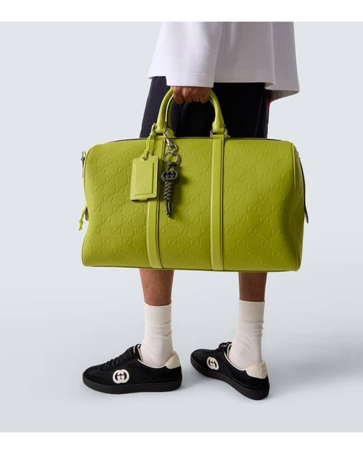 Gucci Schluesselanhaenger Interlocking G in Green für Herren