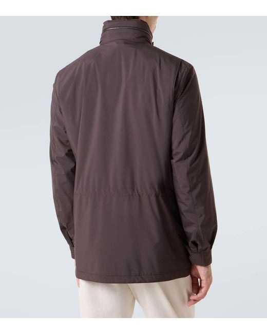 Loro Piana Brown Traveller Field Jacket for men