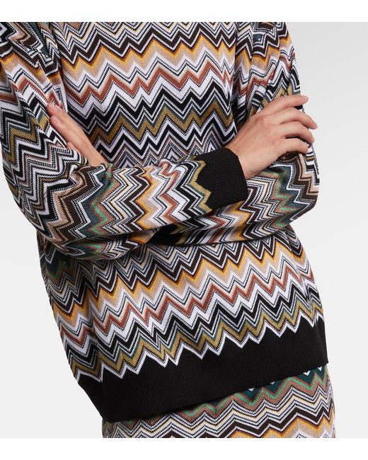 Missoni Gray Zigzag Sweater