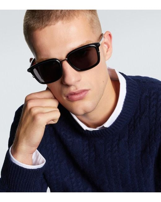 Dior Brown Diorblacksuit S18U Square Sunglasses for men