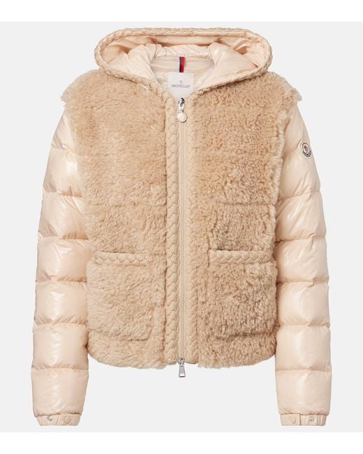 ◆今季注目ファーダウン◆ Moncler Plantay Moncler Enfant Authentic Down Jacket Chouette Fuchsia For