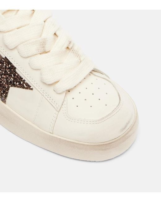 Golden Goose Deluxe Brand Natural Stardan Leather Sneakers