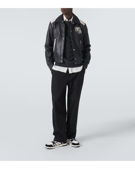 Amiri Multicolor Sneakers Leopard Skel Top Low Aus Leder