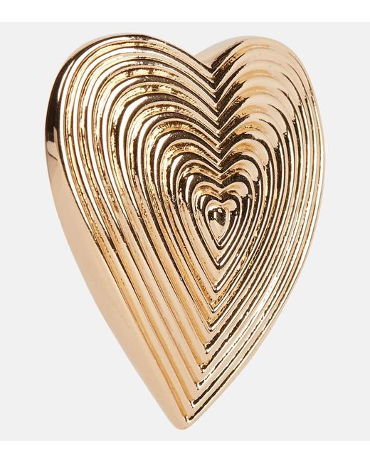 Self-Portrait Natural Heart Earrings