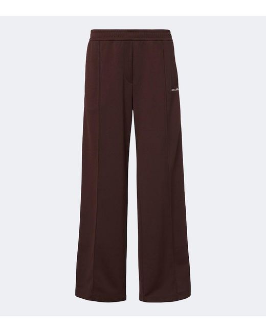 Moncler Brown Logo Jersey Sweatpants
